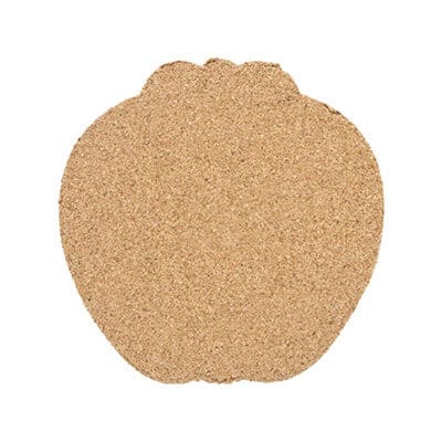 Cork 4 inches apple cork coaster blank.